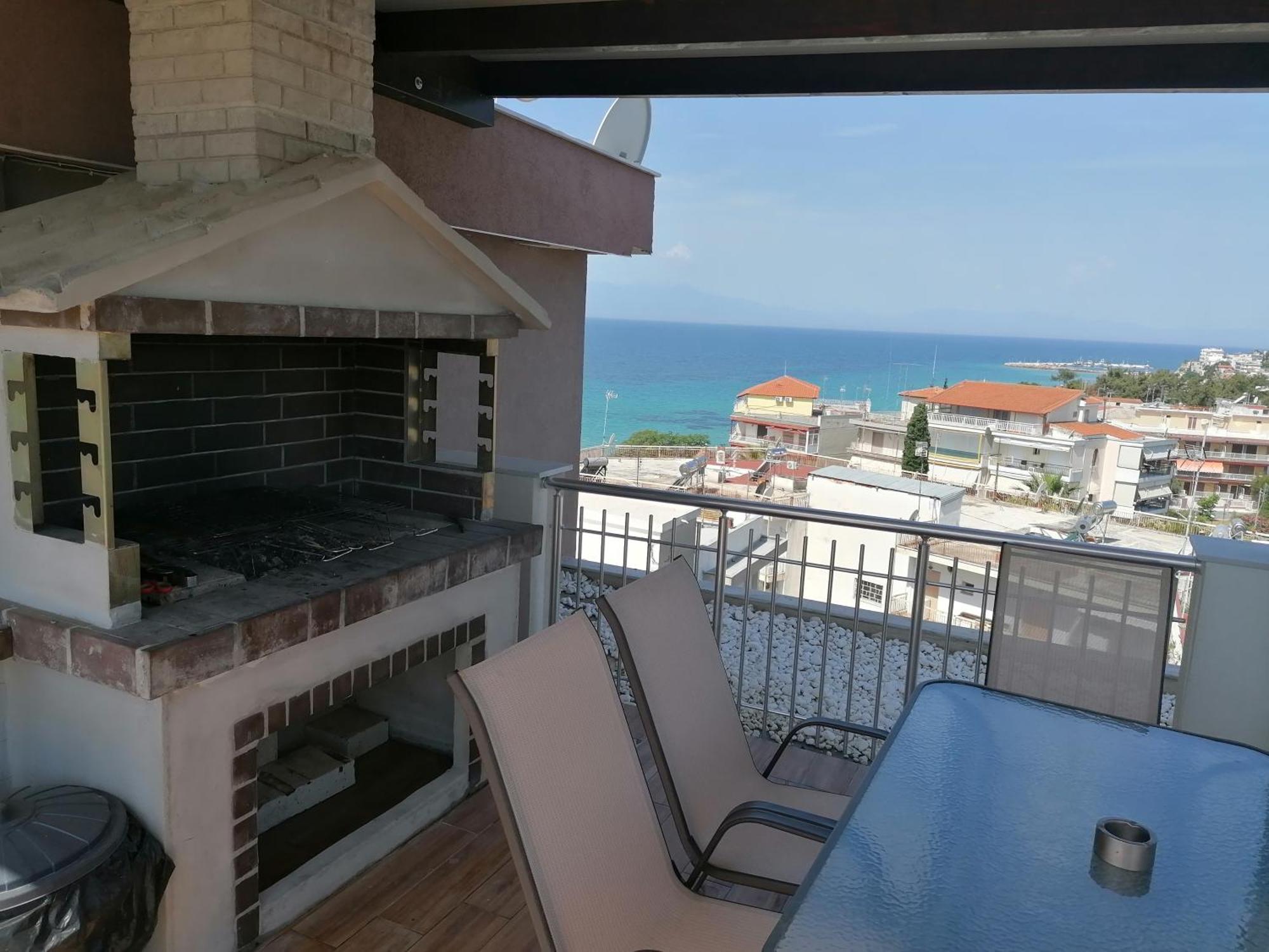 Nea Kallikrateia Crystal Blue Apartments מראה חיצוני תמונה